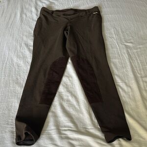 Kerrits Chocolate Brown Equestrian Breeches SZ: L